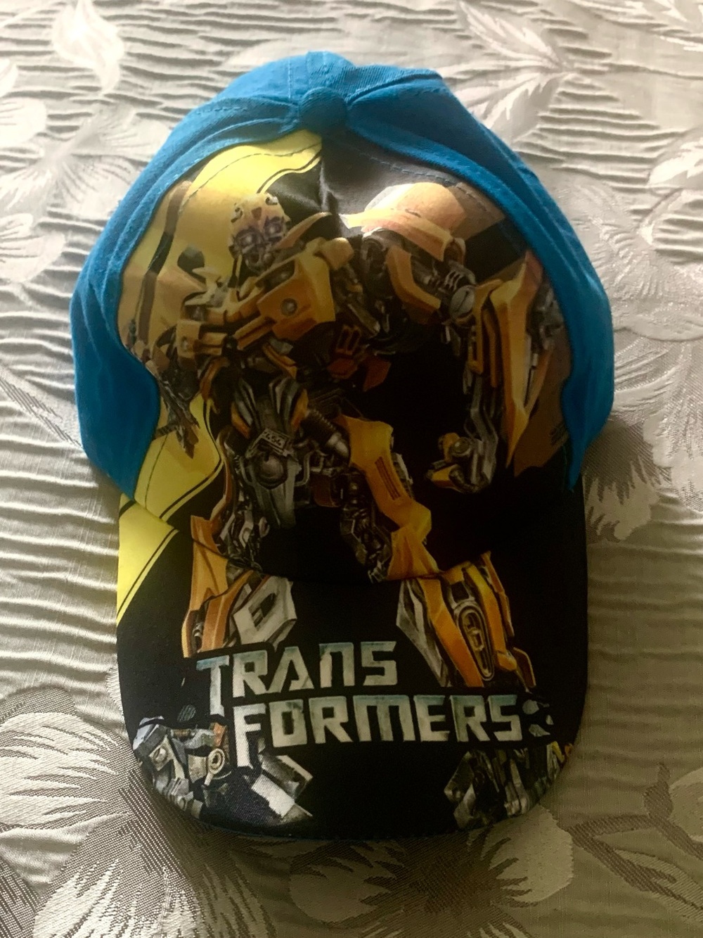 Kids' Blue and Yellow Transformers Baseball Cap